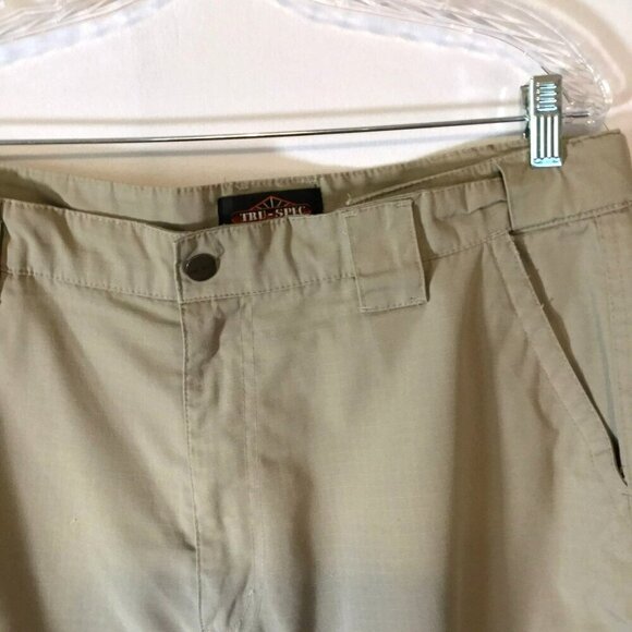 Tru-Spec Men's Tactical Cargo Pants in Khaki Size 38-30 Uniform Security Career - Picture 2 of 16